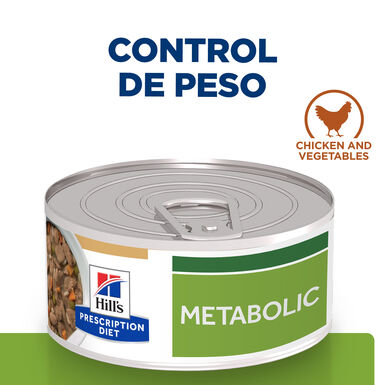 Hill’s Adult Mini Prescription Diet Metabolic Estofado de Pollo y Verduras para perros